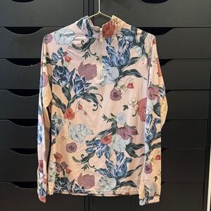 Kastel Denmark Woman’s Equestrian Riding Shirt Floral Print M